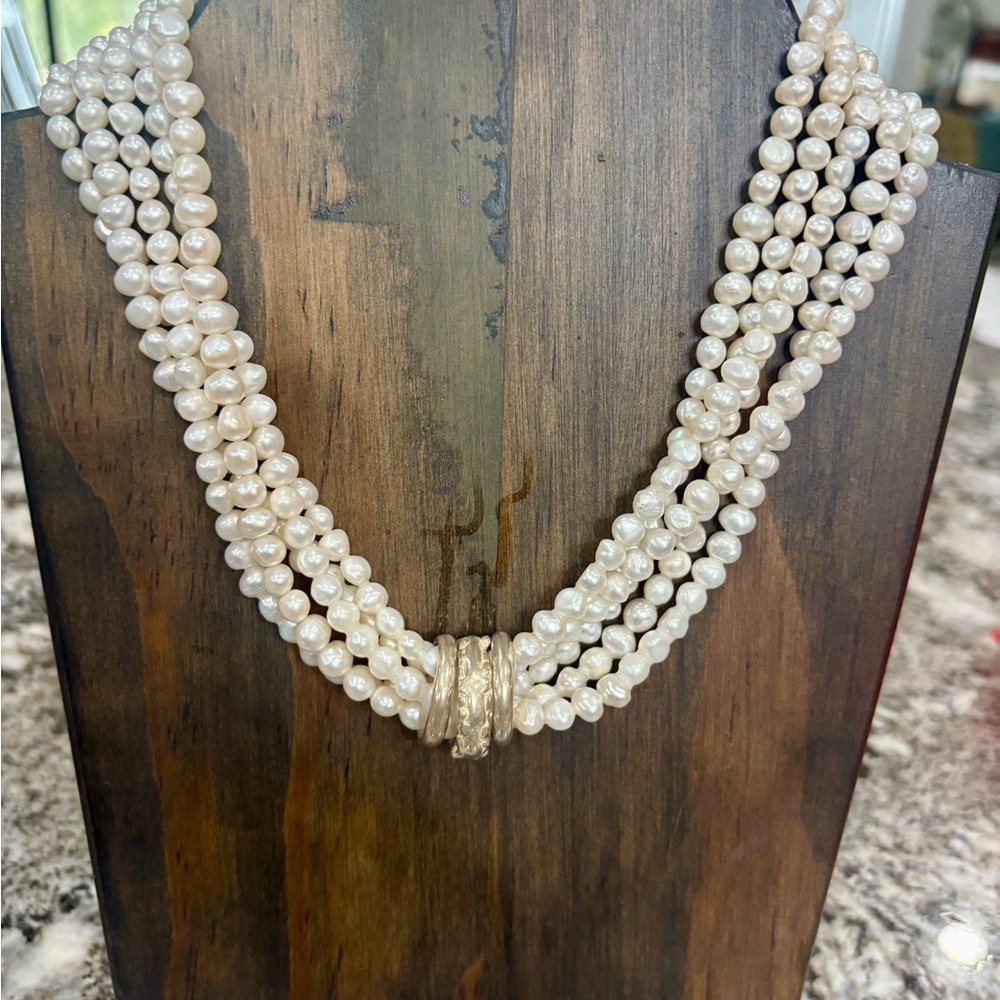 5 Strand Pearl Necklace